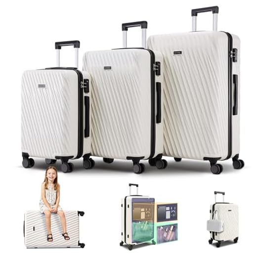 Hoteel Luggage 3 Piece Set with TSA Lock