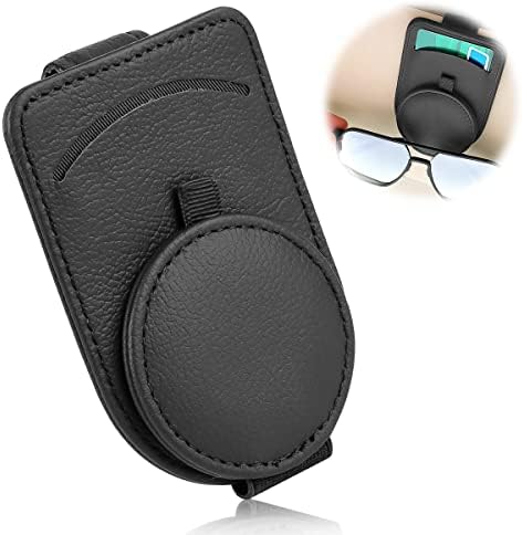 TMZELOA Auto Sonnenbrillen Halter - Filz Brillenetui Für Sonnenblende