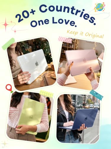 Image of EooCoo Clear Case for Apple MacBook Neo Cover 13 inch 2026 A18 Pro A3404