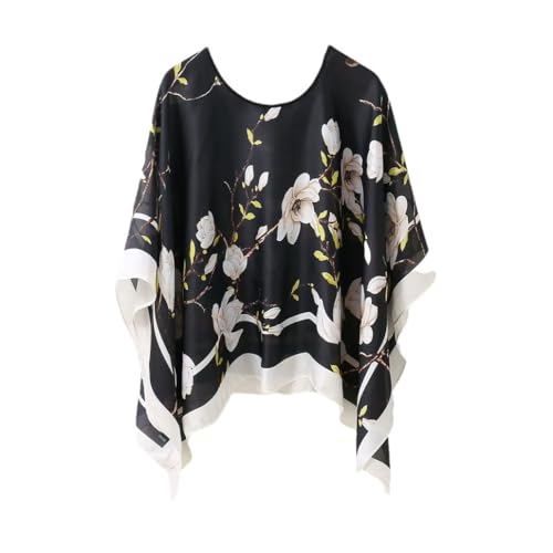 Women's Lightweight Printed Hoodie Scarf Cape Sunscreen Wrap Shawl For Beach Travel Summer Elegant Head Cover