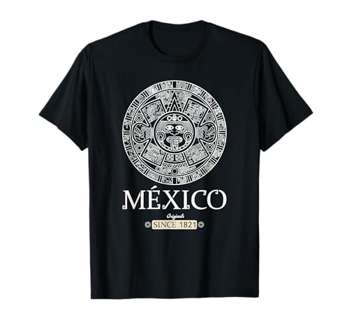 Cultura e Historia Mexicana - México Calendario Maya Azteca Camiseta