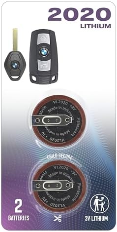 Amazon.com: (2 PACK) REMOTE KEY FOB BATTERY VL2020 for BMW fits 1996 ...