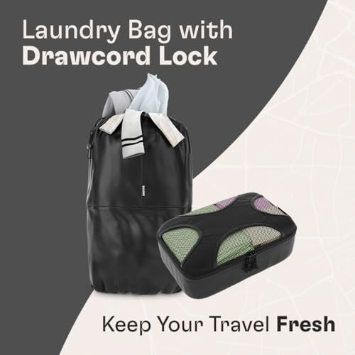 Shacke 6 Set Packing Cubes for Travel - Compression Packing Bags/Travel Organizer - Luggage Organizer Bags for Traveling - Travel Essentials for Women - Cruise Must Haves Packing List - Image 5