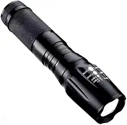 Lanterna Tática Portátil MINI a Pilha com Zoom Telescópico KA-L1589 - Compacta e Potente, Ideal para Acampamento e Emergências (2 unidades)