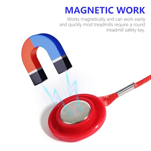 BREBLOO Trava Magnética para Esteira Interruptor de Segurança Magnético Universal Parada de Emergênc