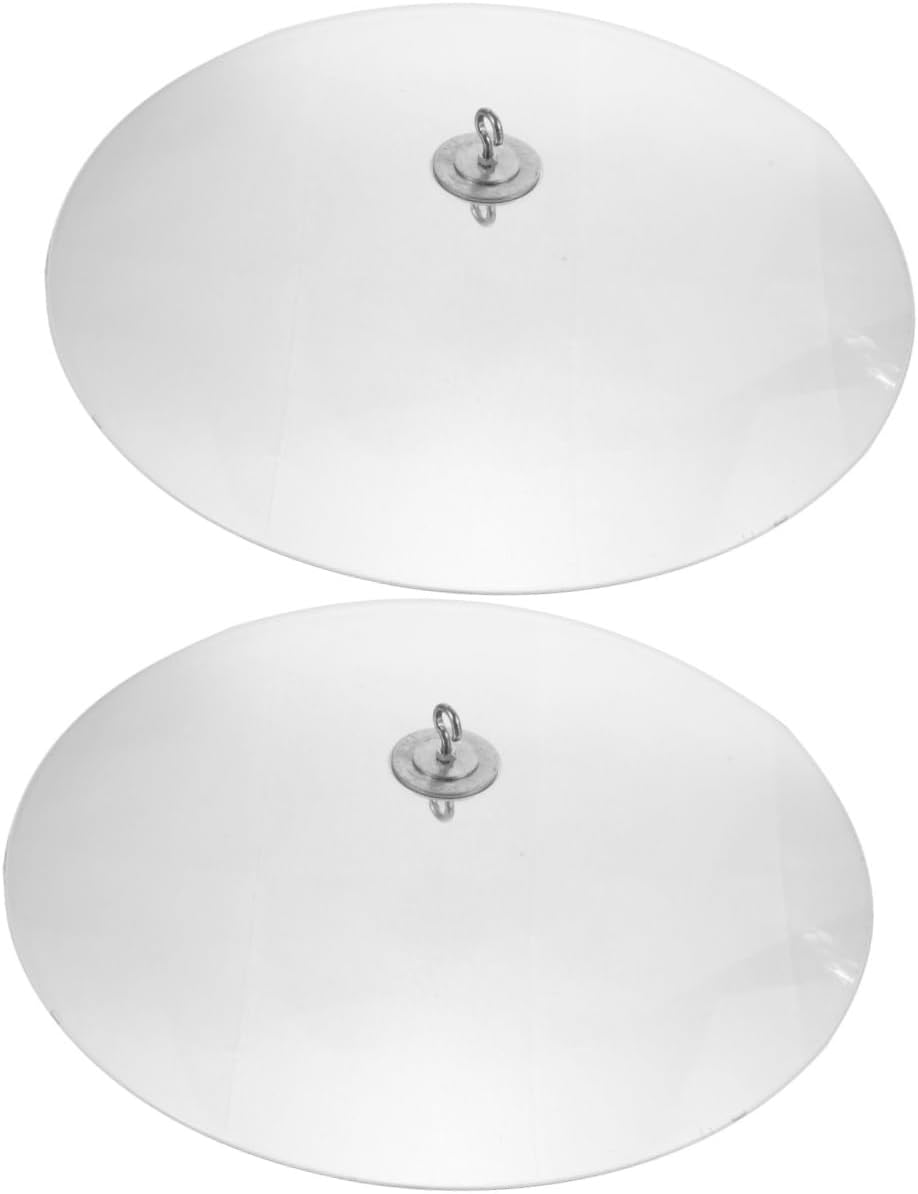 2pcs Feeder Protector Dome Rain Cover for Bird Feeders Squirrel Baffle Hanging Accessory for Outdoor Use