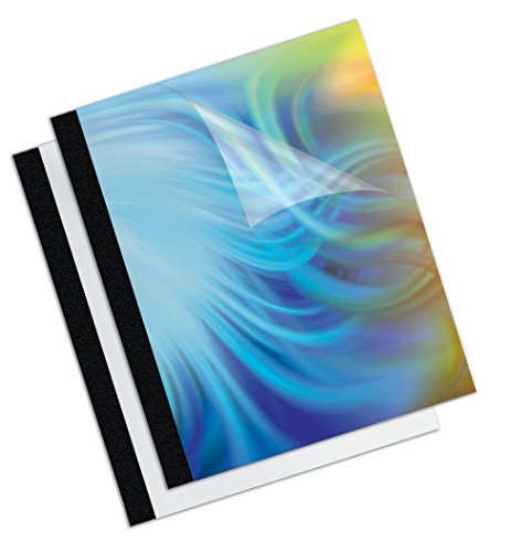 Fellowes 1/8-Inch Thermal Binding Covers, 10-Pack, Black (5222701) #TOP2