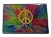 RFID Protected Tie Dyed Peace Debit Card Holder with Debit Register & Photo Insert