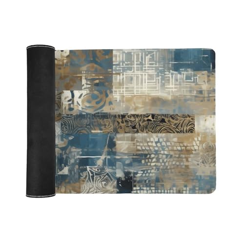 Tapis de souris multi-texture en caoutchouc avec revêtement imprimé doux - 3
