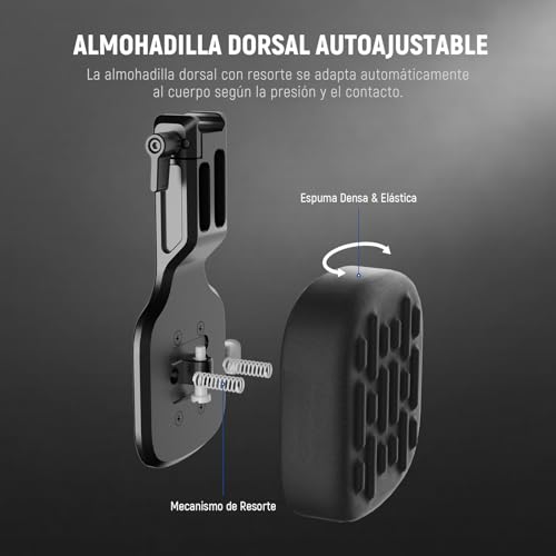 Soporte de Hombro de Cámara NEEWER con Resorte Autoajustable y Placa para Batería V-Mount 3