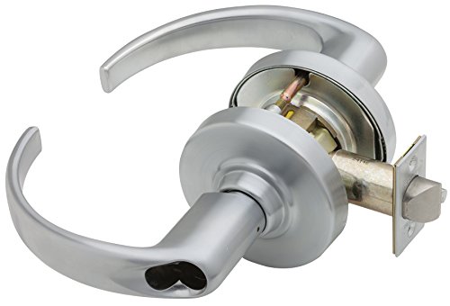 Schlage ND53JD SPA 626 (FSIC) Series ND Grade 1 Cylindrical Lock, Entrance Function, Full Size Interchangeable Core, Sparta Design, Satin Chrome Finish