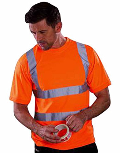 T-shirt de sécurité YOKO HVJ410 orange fluo 3XL mixte pour visibilité