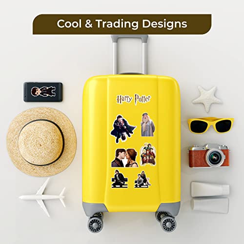 Image of Aesthetic Harry Potter Vinyl Journal Stickers for Phone Case, Laptop, Notebook, Dairy, Water Bottle,Etc Self-Adhesive Set of 50 Glossy and Waterproof (Harry Potterwall, 23 Cm, 30 Cms)