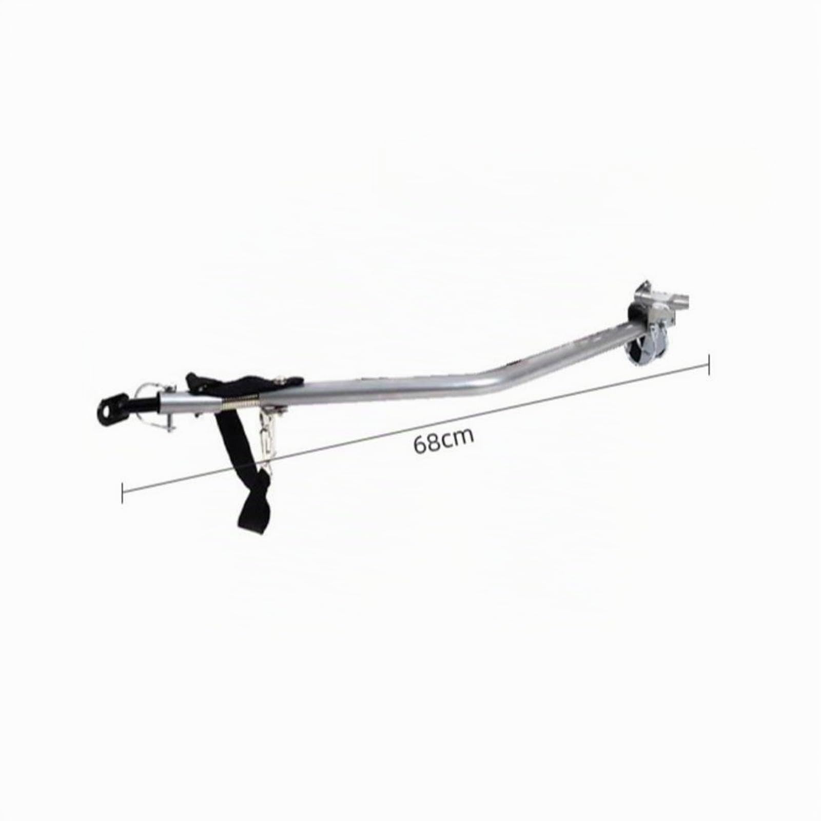 Fahrradanhänger mit Verbindungsstange, Fahrrad-Lastenanhänger für Reisen, Outdoor-Angeln