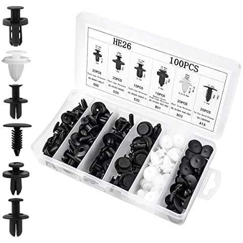 100PCS Car Retainer Clips Set by BLAU GRUN Cover