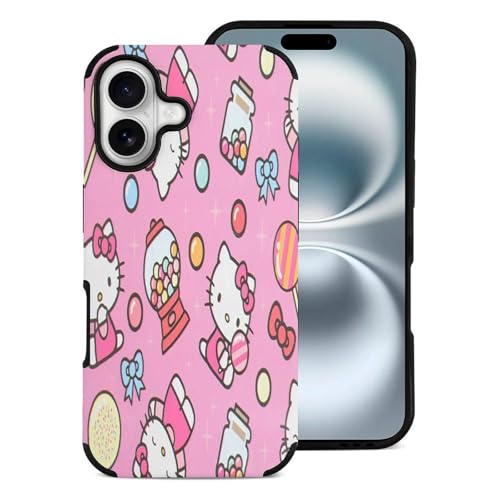&Hello&Kitty&Cat& iPhone 16/iPhone 16 Plus/iPhone 16 Pro/iPhone 16 Pro Max ɓKp gуP[X X}zP[X ϏՌ ^ y h ϖC Vv jp