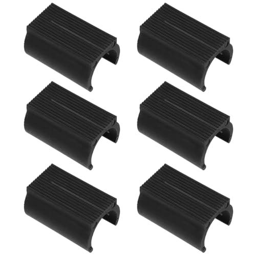 Image of U Shaped Floor Glides: 25Pcs 19mm Plastic Chair Foot U Shaped Floor Glides Tubing Caps Cover Chair Foot Pads Furniture Rectangle Non-Slip Leg Tip Protectors