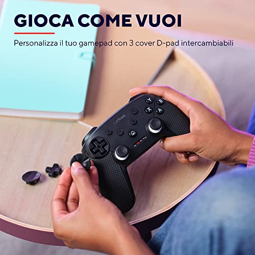GXT 542 Muta Controller Nintendo Switch & PC Wireless Bluetooth/RF/USB, Design Sostenibile, Batteria Ricaricabile, Gamepad senza Fili per Switch OLED/Lite, Computer, Android, iOS - Controller - Immagine 4