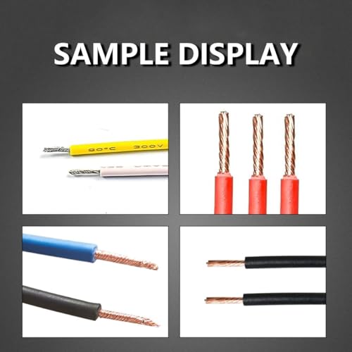 Máquina pelacables, diámetros de alambre ajustables de 1 a 3 mm y 2 a 25 mm, herramienta giratoria para proyectos eléctricos y de bricolaje, torsión y pelado eficientes
