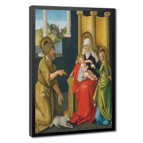 Toile Sainte Anne murale - Solution déco sans percer pour sanctuaire de maison