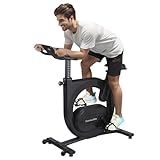 Stationary Bikes for Home, Electromagnetic Control Exercise Bike, 32-Level Resistance, Low Noise with App, LED Display & 300 Lbs Capacity, Workout Bike for Cardio, Weight Loss