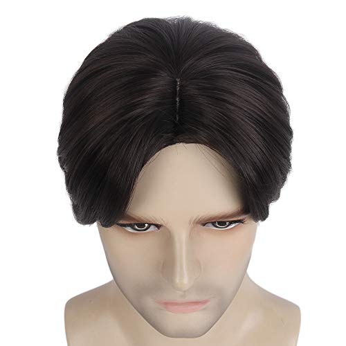 STfantasy Parrucca sintetica da uomo marrone