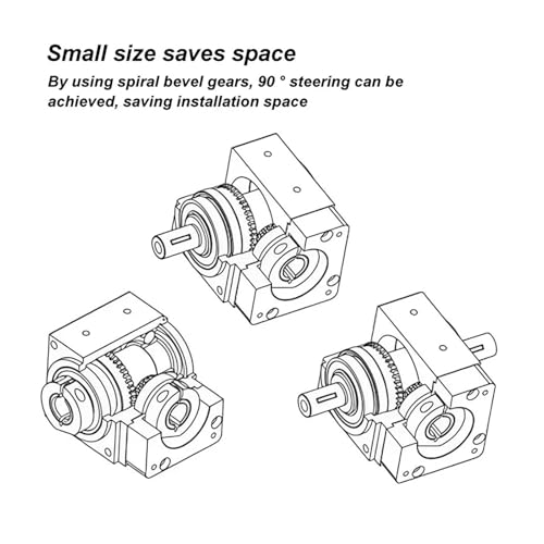 Commutateur à angle droit pour espace réduit boîte de vitesses double trou 14mm - 4