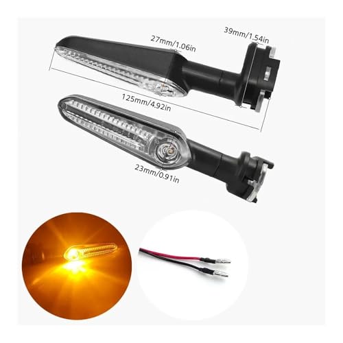 Intermitentes moto secuenciales para Yamaha MT07 MT09 MT10 con efecto de flujo de agua 4