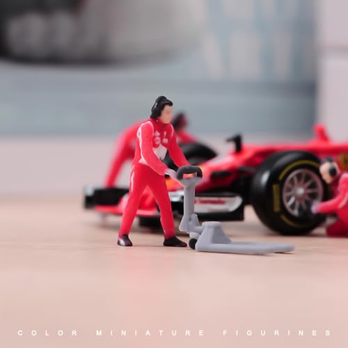 Figuras de Pit Crew a escala 1/64 en resin miniatura 4