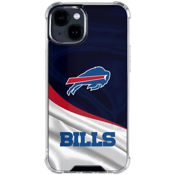 Skinit Clear Phone Case Compatible with iPhone 14 - Officially Licensed NFL Buffalo Bills Design