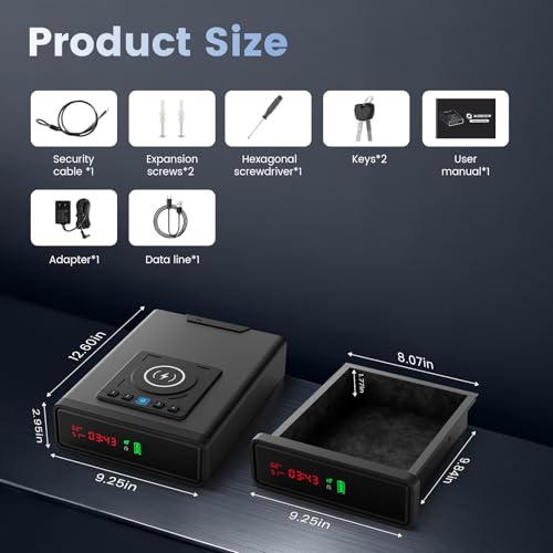 Biometric Gun Safe for Pistols