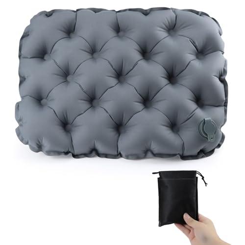 Shimilili Inflatable Cushions to Sit On Portable Inflatable Seat Cushion Lightweight Foldable Travel Seat Cushion for Airplane Long Sitting Camping Stadium Office Car Seat Pads