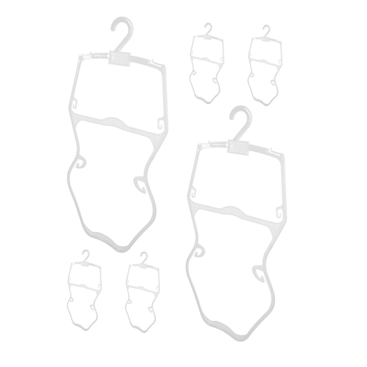 STOBAZA 6Pcs Lightweight Newborn Clothes Hangers for Swimwear Portable Hangers for Indoor and Outdoor Use Smooth and Burr Design for Organized Laundry