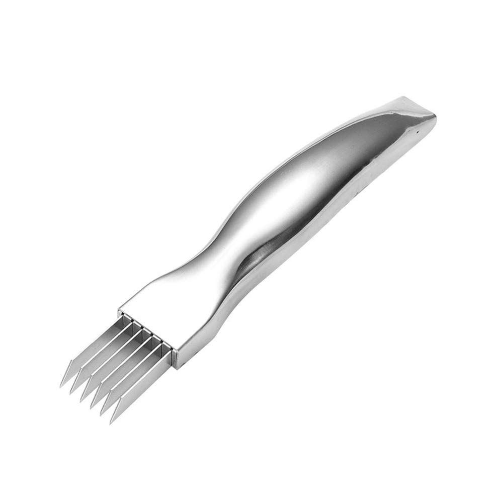 MinLiaStainless Steel Kitchen Onion Cutter, Multi Chopper Fruit Shredded Peeler Slicer Onion Cutter Graters, Kitchen Gadgets