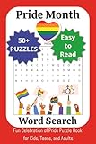 Photo Gallery lgbtq+ pride word search puzzle book: 50+ puzzles to explore pride, identity, and allyship | 6x9 educational activity book for all ages Photo Gallery lgbtq+ pride word search puzzle book: 50+ puzzles to explore pride, identity, and allyship | 6x9 educational activity book for all ages