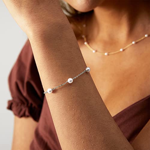 Gold Bracelet Set, 14K Gold Plated Bracelets for Women, Dainty Lip Chain, Long Bar Chain, Disc, Satellite, Cuban Link, Anklet, Pack Gifts for Women2