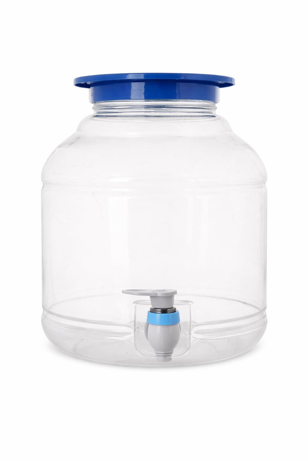 NADEEM'S World Water Dispenser Jar with Tap, 10 Litre Capacity, Transparent Plastic, Bottom Loading Matka Pack of 1-image-9