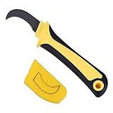 Oumij1 Kabelentfernungsmesser Edelstahlklinge Isolationsgriff Drahtentfernungsmesser Abisolierwerkzeug Elektriker