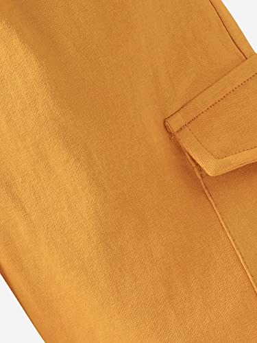 Image of KiddoPanti Boys Knit Solid Cargo Shorts | 100% Cotton | Comfortable Rib Waistband | 2 Front Pockets & 2 Cargo Pockets | Sport Bermuda Half Pant for Boys