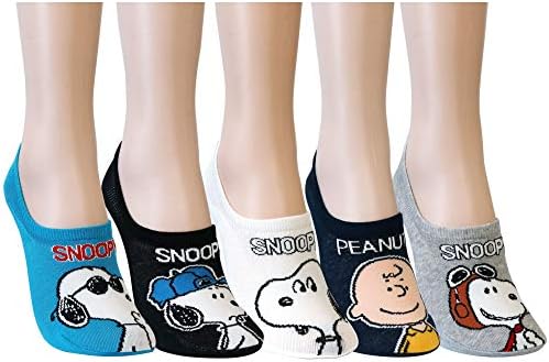 Walkon For Women Girls Colorful Licensed Character Cartoon No Show Low Cut Socks (A1. Big SN - 5 Pairs)