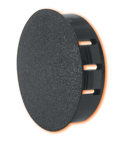 Heyco 2403 DP-2.093 2-1/8" Black Nylon Hole Plug (Package of 100)