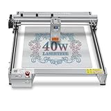 LASER TREE Laser Engraver, 40000mW（40W）Output Power Laser Engraver Machine, High Precision Laser Cutter and Engraver for Wood & Metal Paper Acrylic Glass Leather etc, Class 4 (Basic)