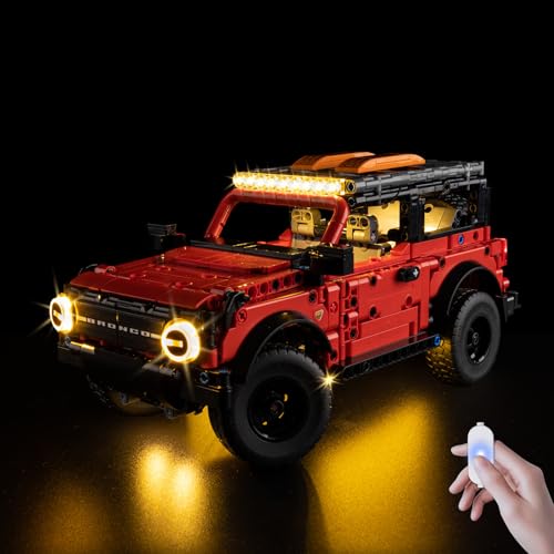 Image of Nitemode Light Kit Compatible with Lego 42213 Ford Bronco SUV, Upgraded Brightness Adjustable Lighting Accessories(No Model)