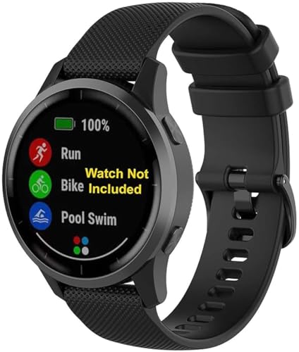 Image of Zitel Band Compatible with Garmin Forerunner 265, 255, 255 Music, Vivoactive 4 45mm, Venu 245 mm, Venu 3 45mm - 22mm Wide Quick Release Watch Band