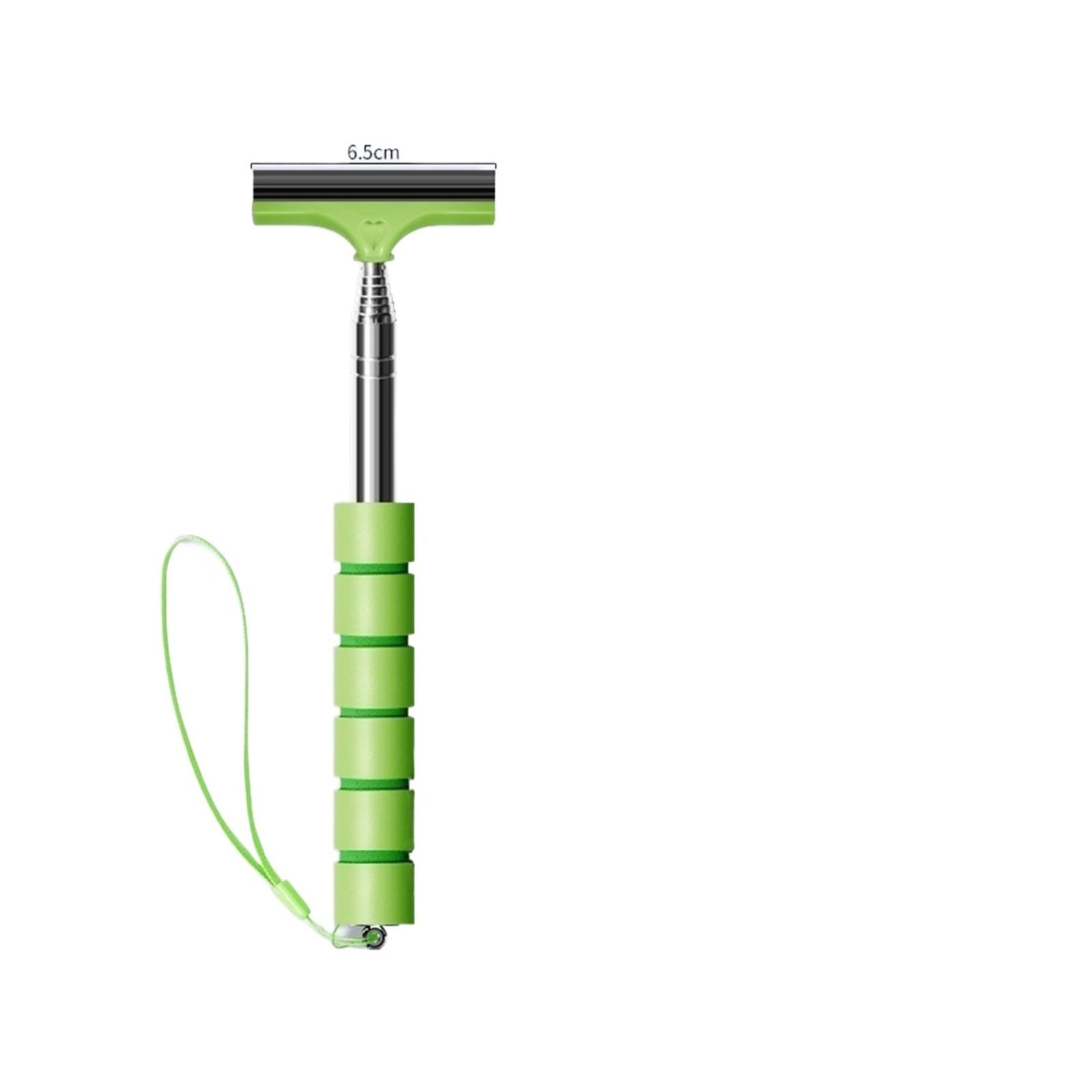 Car rearview mirror wipers Retractable Windshield Wipers Car Rearview Mirror(Green 1pc)
