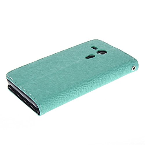 Xperia SP Custodia,COOLKE [Menta] Flip Case Cover