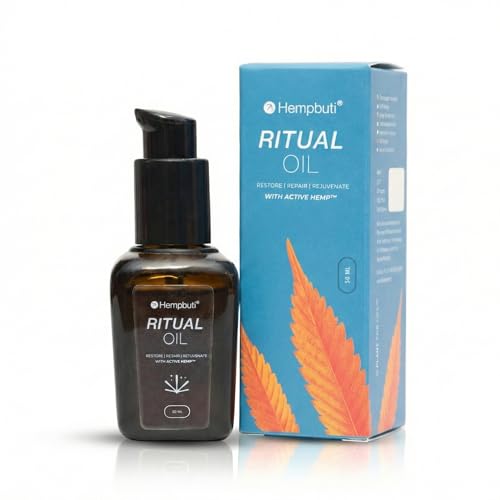 Image of Ritual Oil 30 Ml | Lightweight & 100% Plant Based With Organic Hemp For Daily Face Care | Helps Reducing Inflammation, Minimizes Fine Lines, Rejuvinating, Brightening & Provides Glow | Source Of Vitamin E Oil For Women /Men