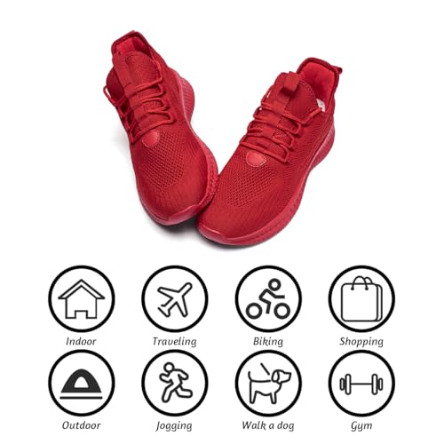 Image of DLWKIPV Running Shoes for Men Casual Slip on Tennis Walking Sneakers Lightweight Breathable Mesh Fashion Gym Athletic Sports Workout Non Slip Trainers
