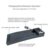 HZGrille 15W Wireless Charger Holder for 2012-2018 Audi A6L/A7/A6,Fast Wireless Car Qi Charger with Cigarette lighter plug,Used to Charge Mobile Phones in Cars,B - Image 2