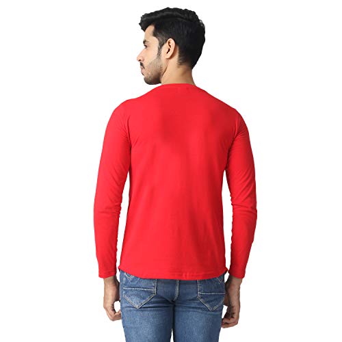 Image of Black Collection Solid Men Dungaree Style Full Sleeve T-Shirt